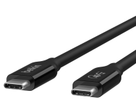 BELKIN Kabel USB-C 4.0 100W 0,8m INZ001bt0.8MBK - 1121666 - zdjęcie 2